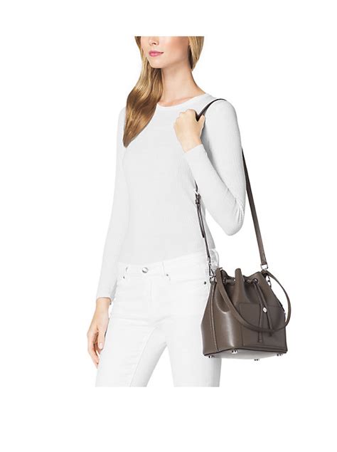 greenwich medium saffiano leather bucket bag michael kors|Greenwich Medium Saffiano Leather Bucket Bag .